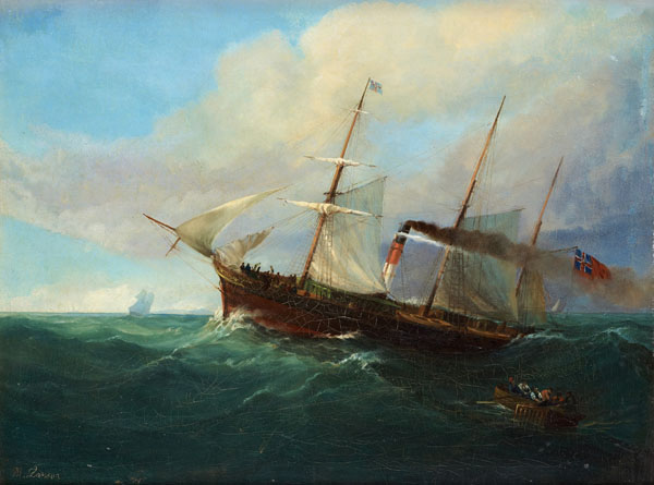 steamboat in distress